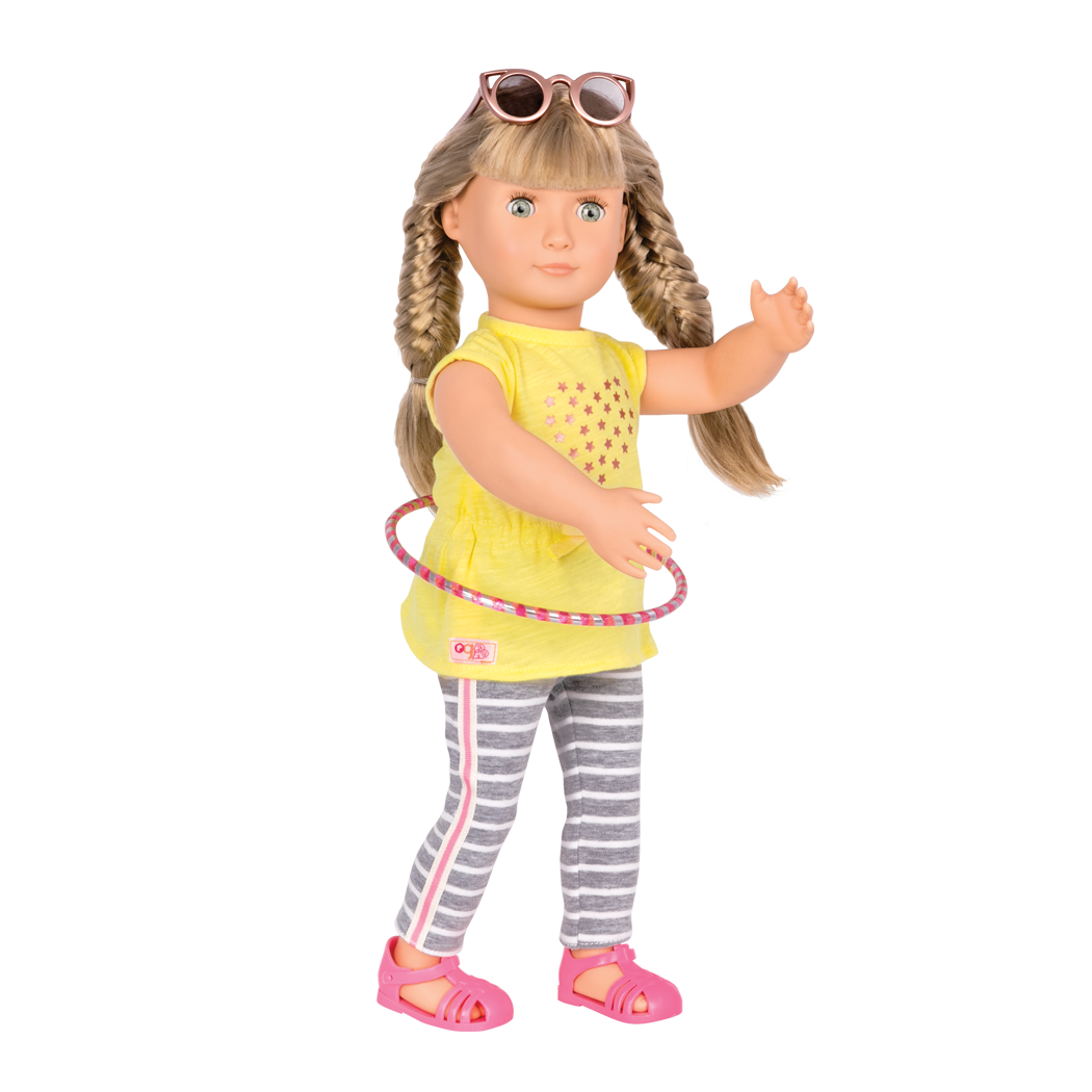 Hula Hurray outfit for 18inch dolls