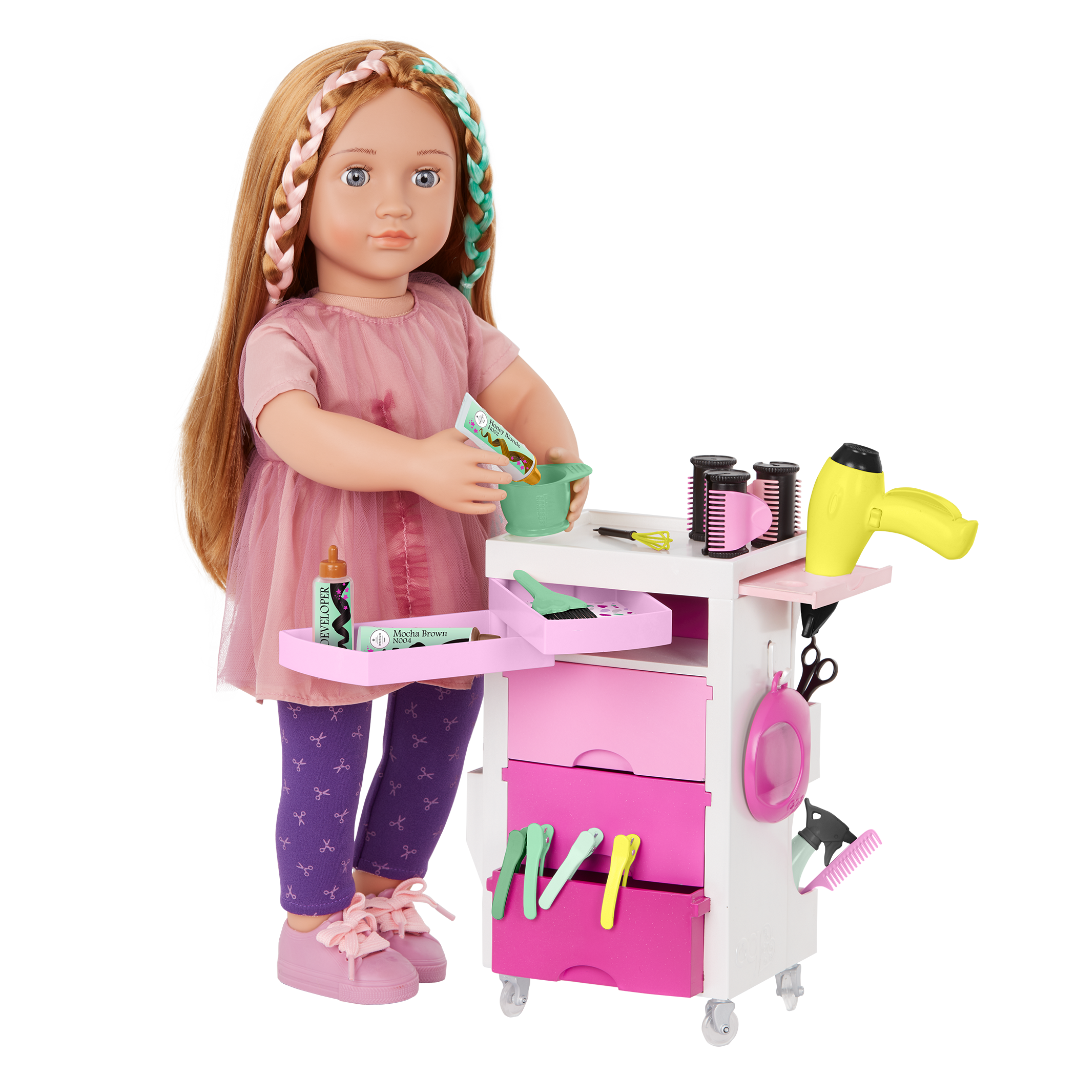 Our Generation Salon Cart Playset for 18-inch Dolls