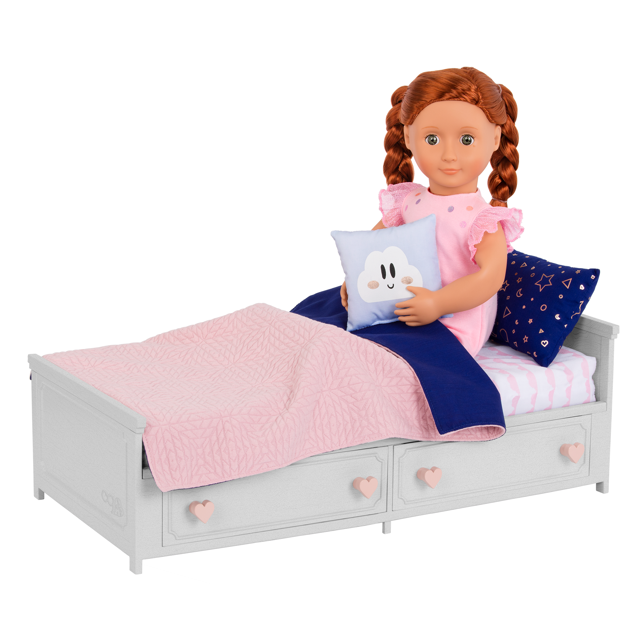 Our Generation Starry Slumbers Platform Bed for 18-inch Dolls