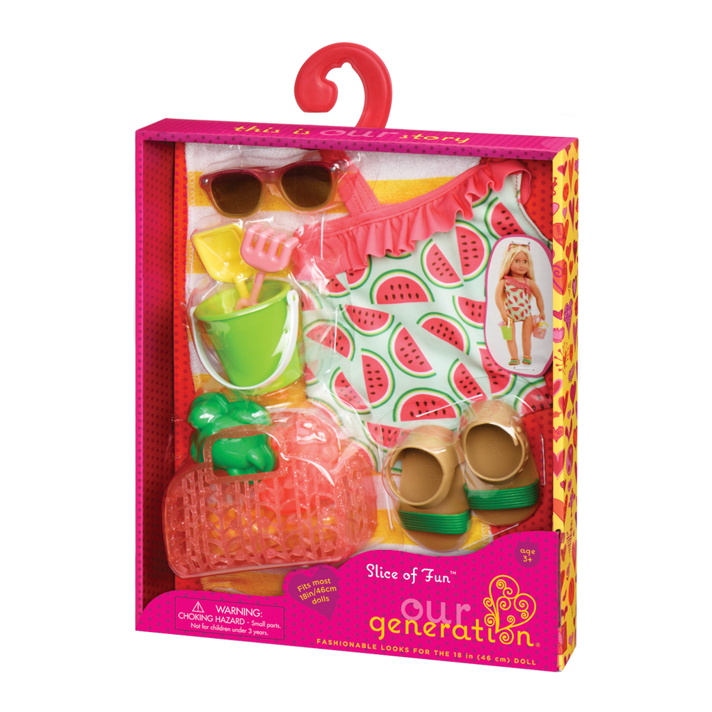 Slice of Fun - Beach Outfit for Dolls - Our Generation