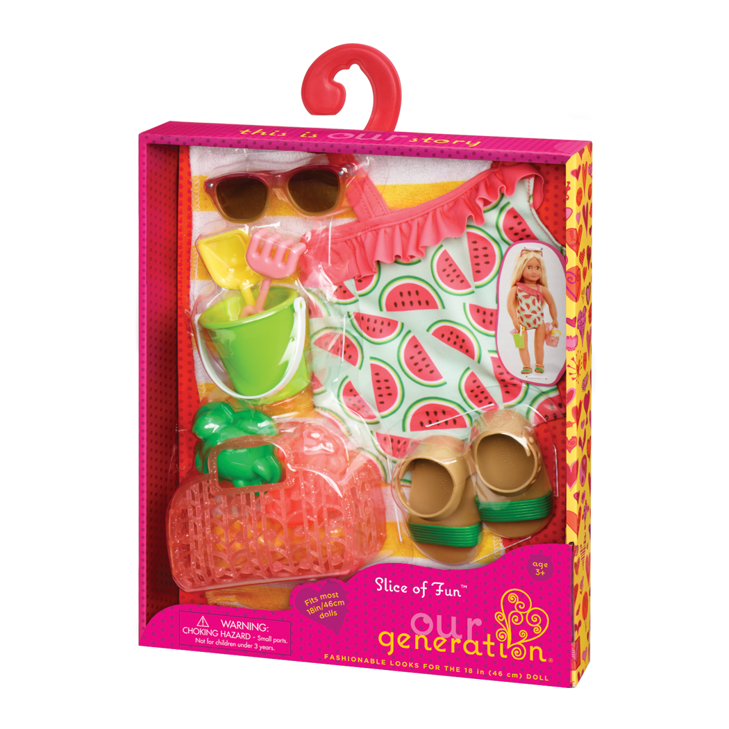 Slice of Fun - Beach Outfit for Dolls - Our Generation