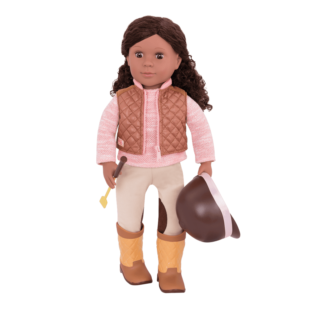 Riding in Style Equestrian Outfit for 18-inch Dolls