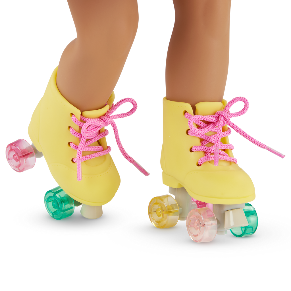 Our Generation Rollerblades & Lemonade Outfit for 46 cm Dolls