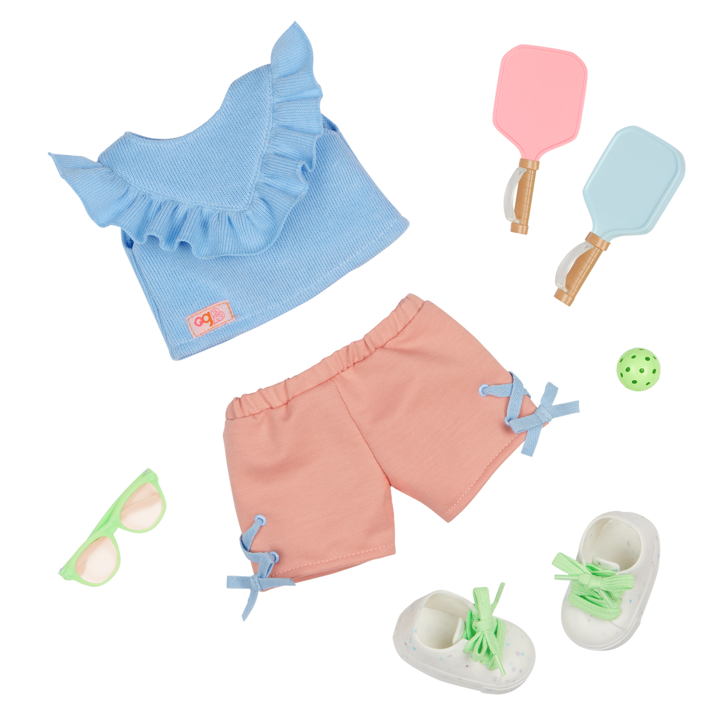 Our Generation Serve with Love Pickleball Outfit for 46 cm Dolls