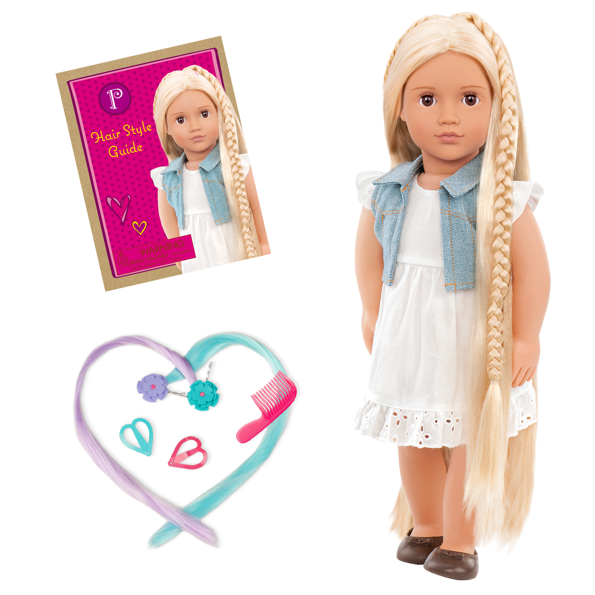 Phoebe - 46cm Hair-Styling Doll - Our Generation