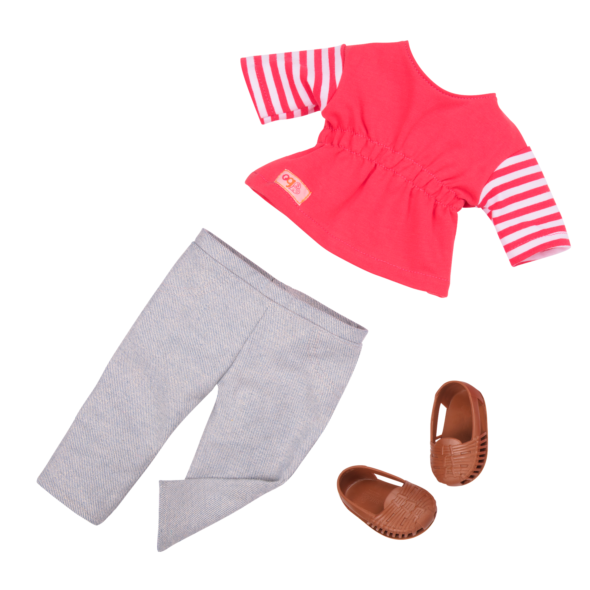 18-inch doll with brown hair, brown eyes, food truck accessories and storybook