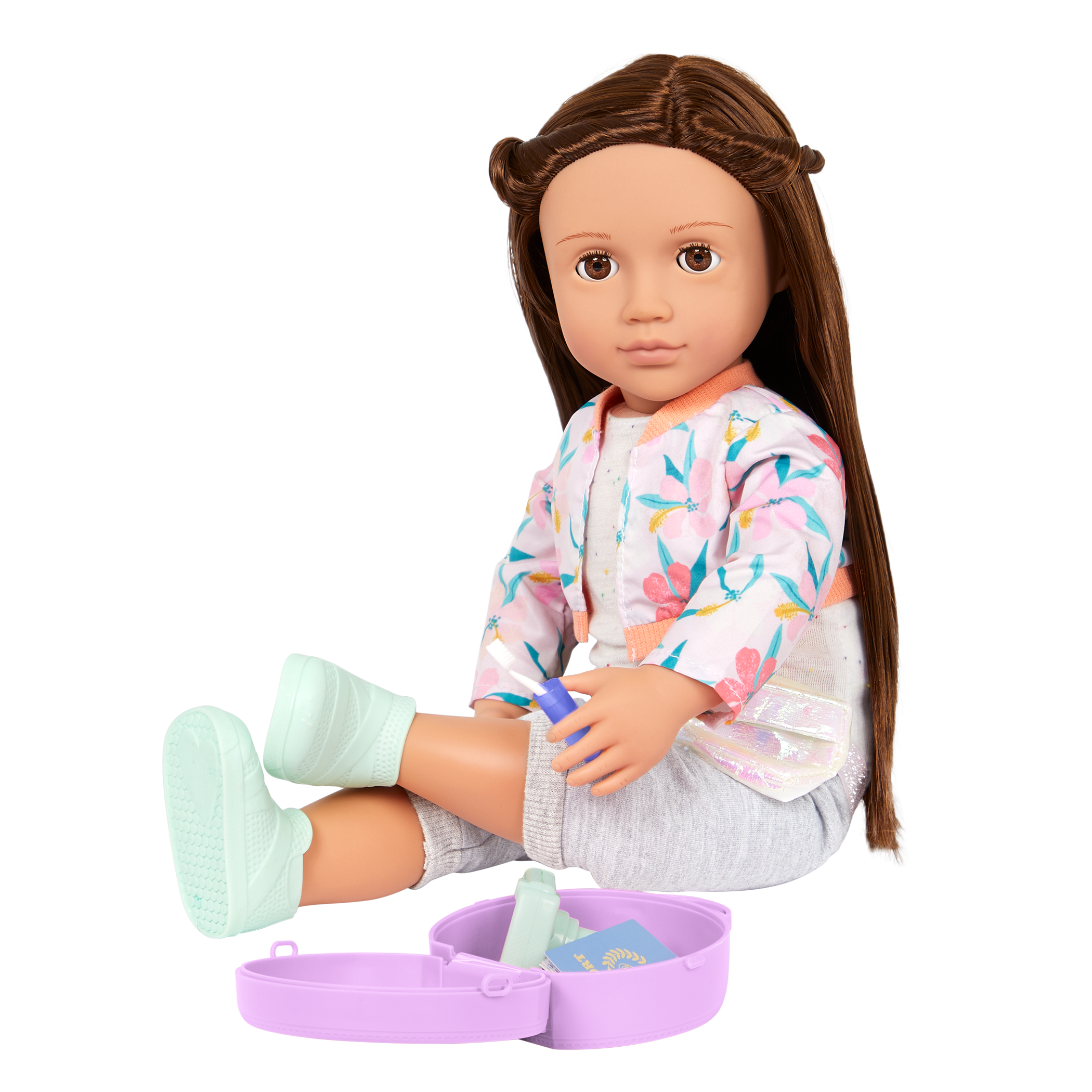 Our Generation Posable 18-inch Doll Reese & Storybook