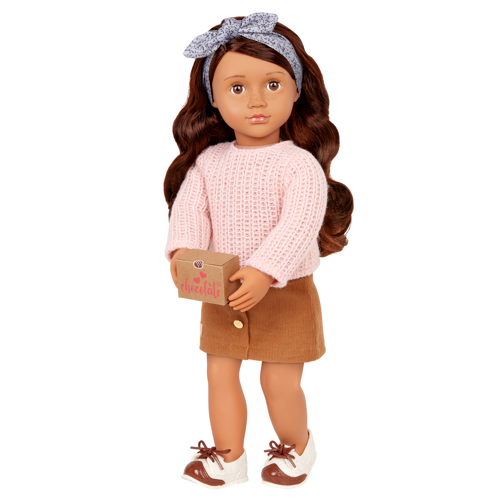 Our Generation Posable 18-inch Baker Doll Coco & Storybook
