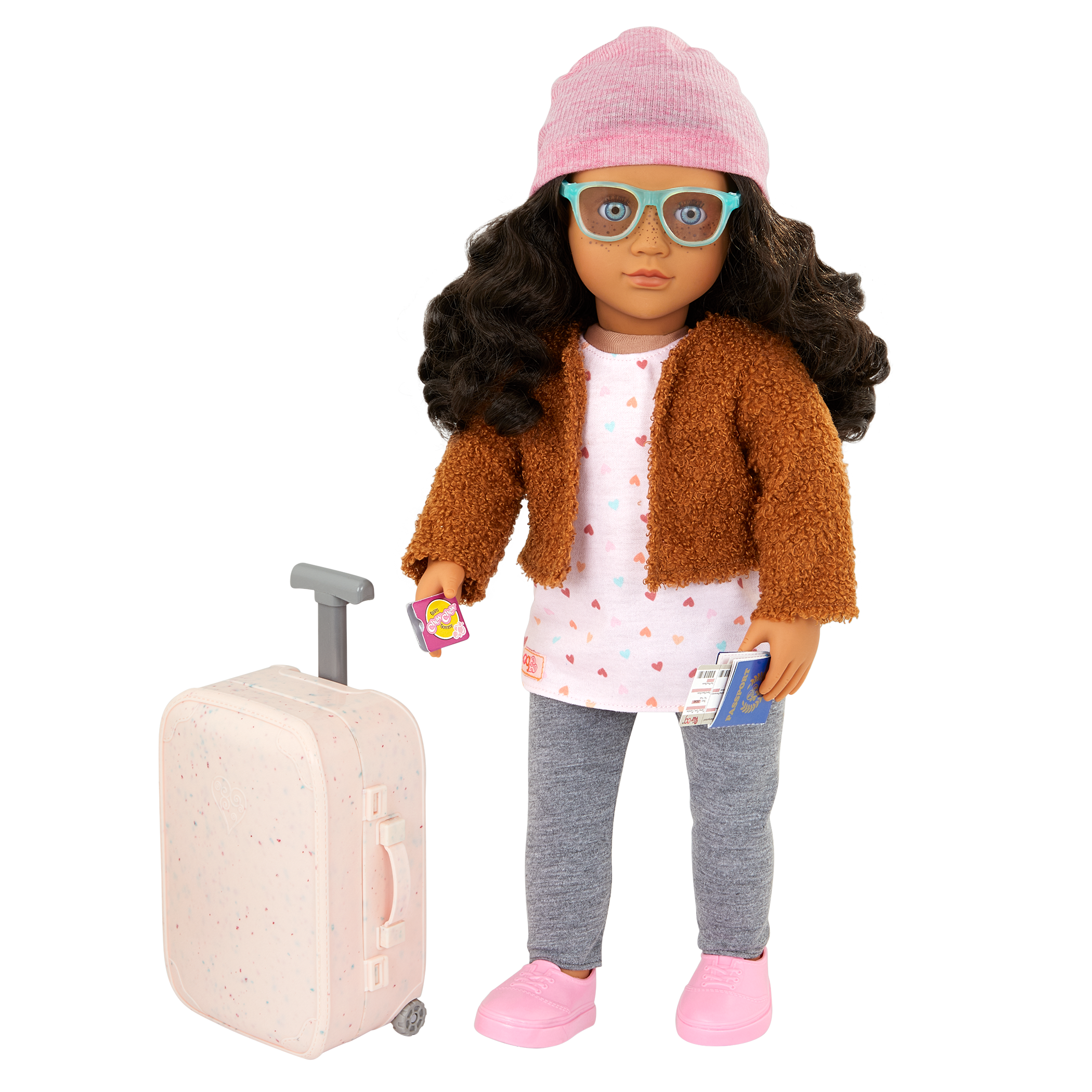 Our Generation 18-inch Travel Doll Lisandra