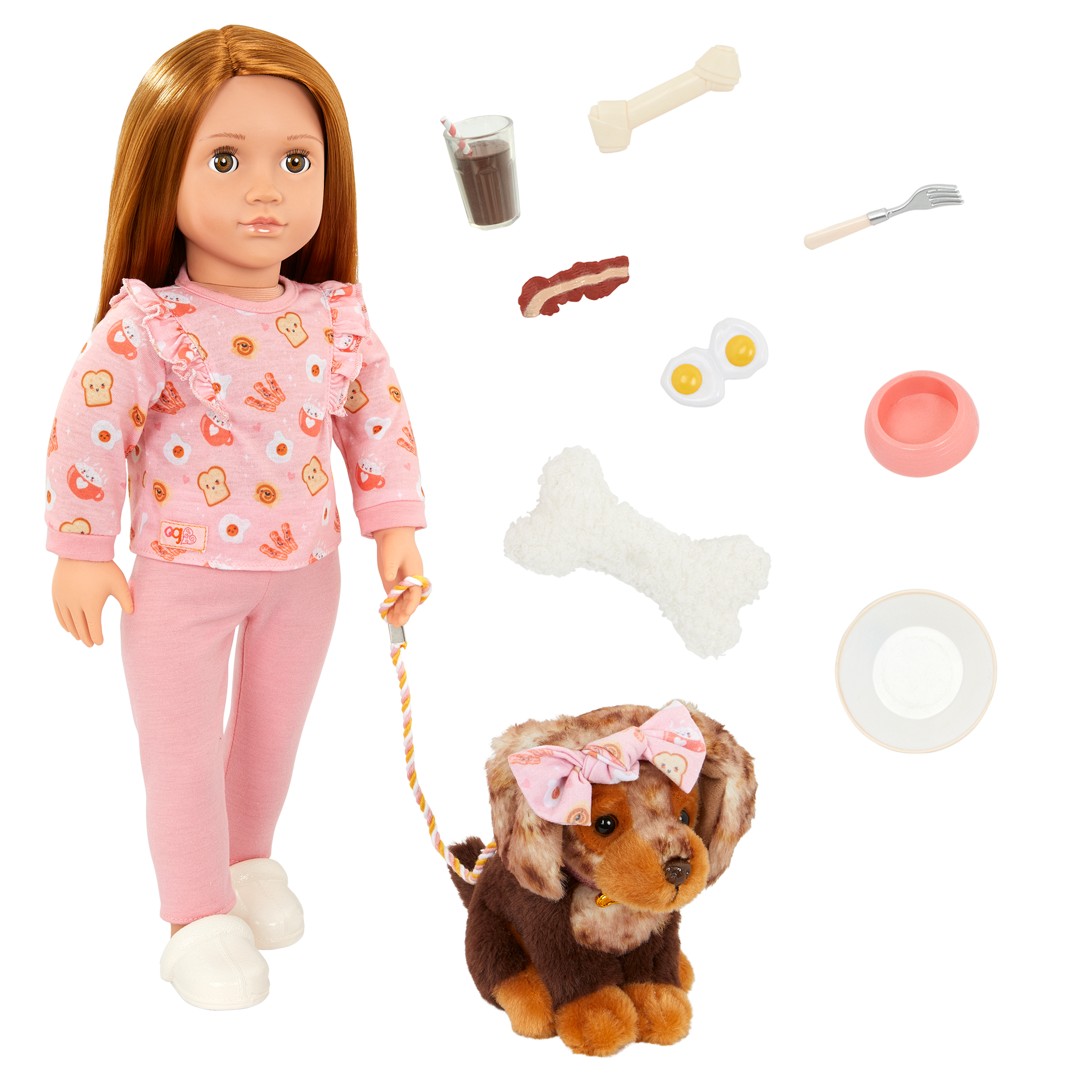 Our Generation 18-inch Doll & Pet Claudia & Cinnamon