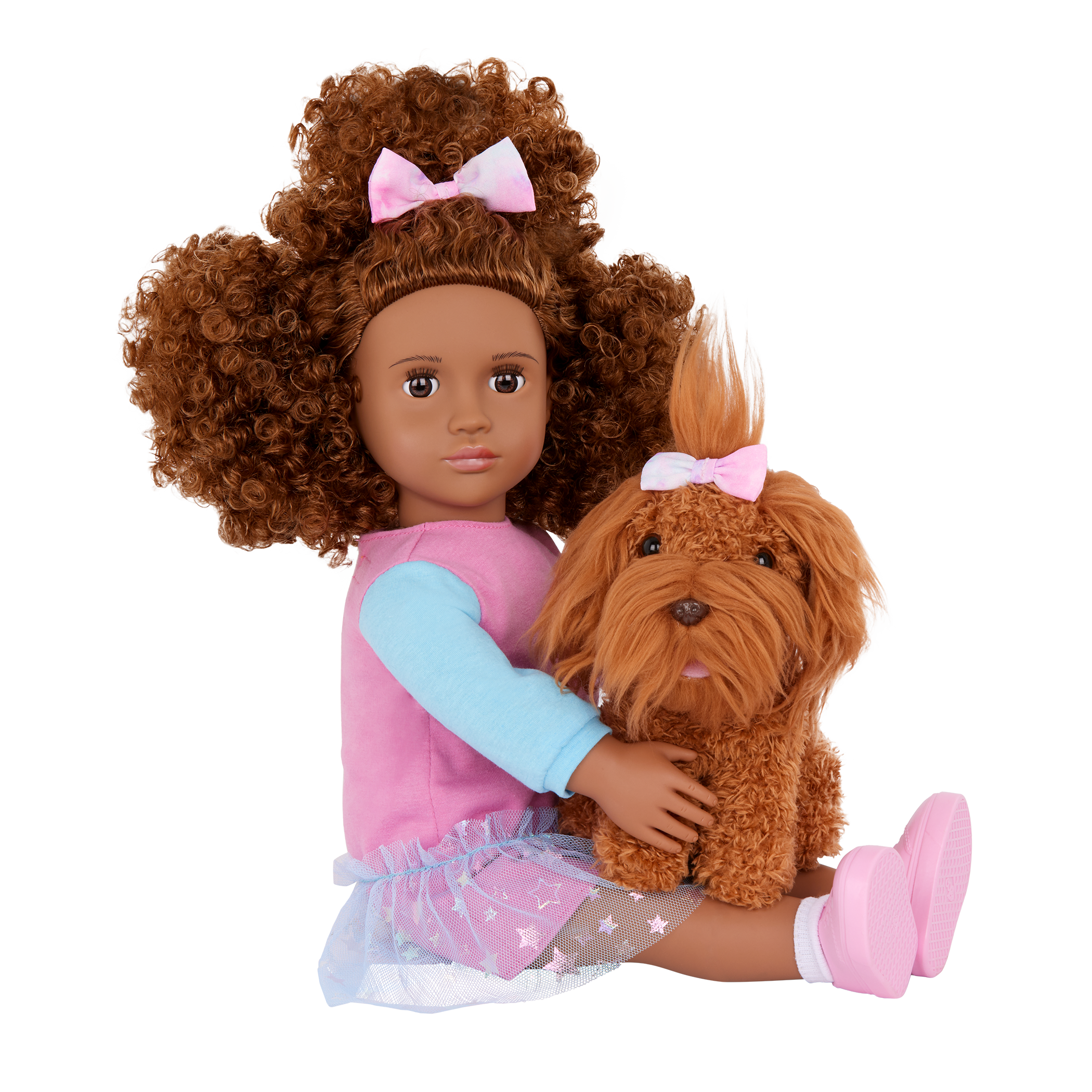 Our Generation Doll & Pet Set Safie & Puppy Ginger