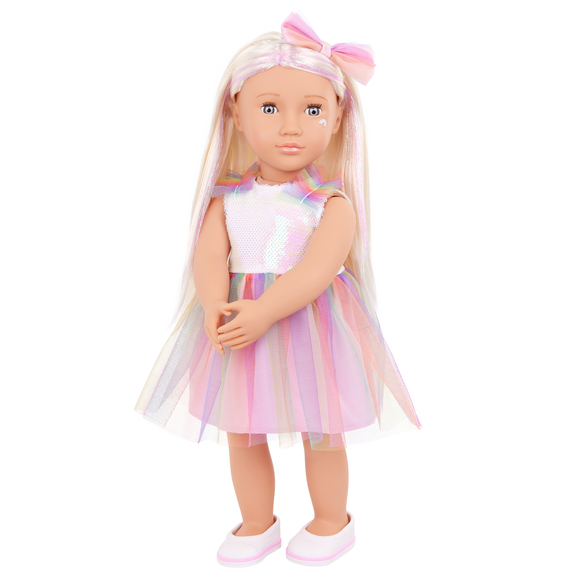 46 cm Fashion Doll in Rainbow Outfit