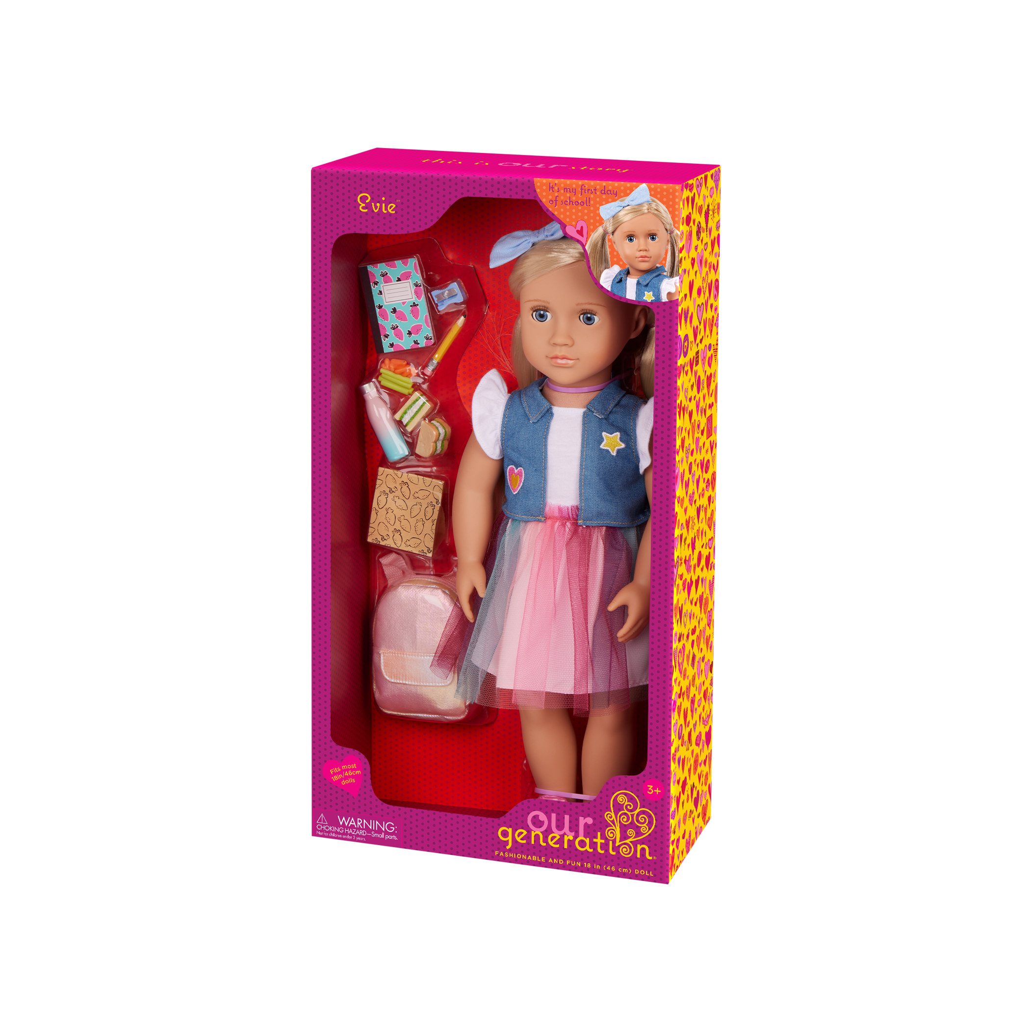 Evie 46 cm Doll School Accessories Our Generation Our Generation Europe