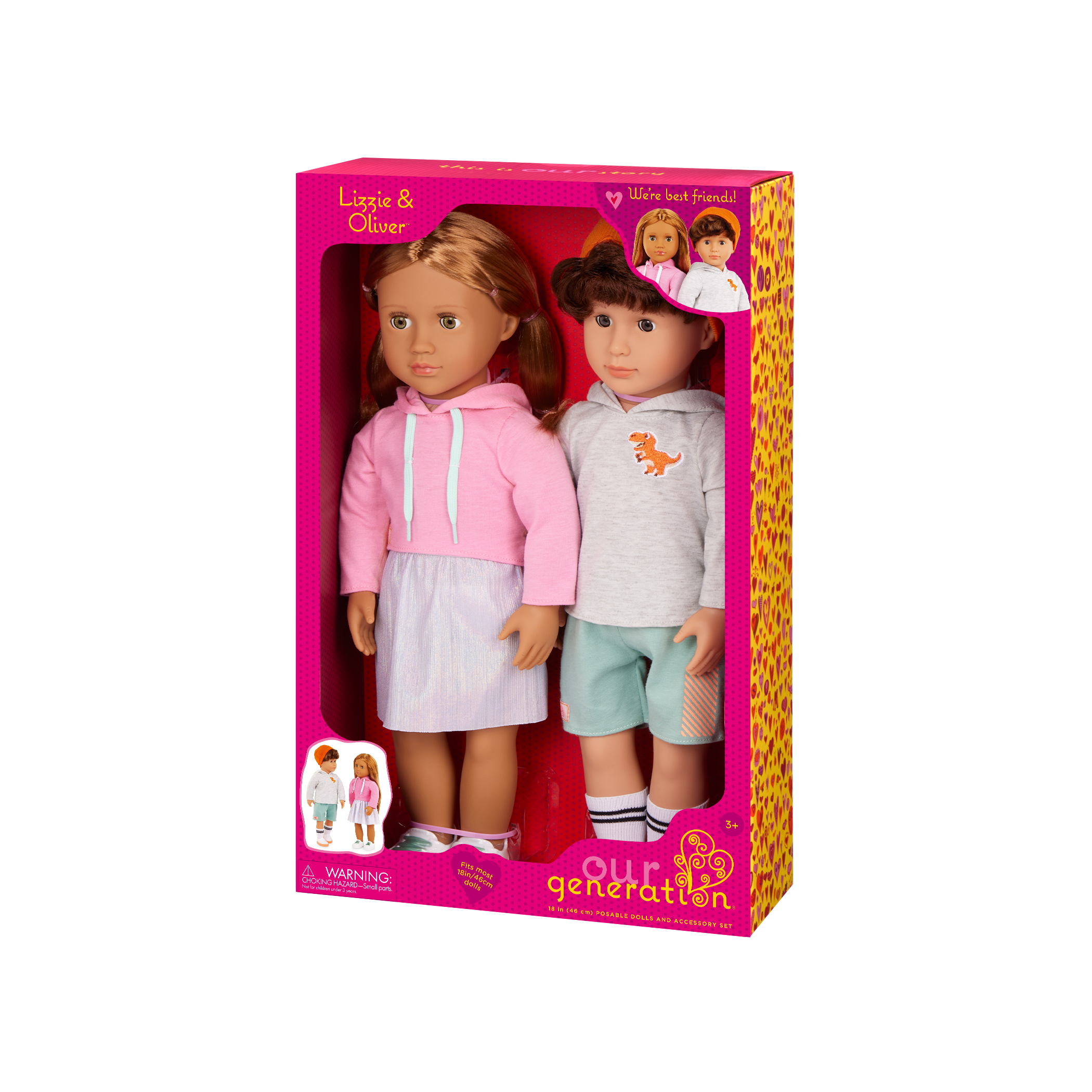 Our Generation Doll Set Lizzie & Oliver