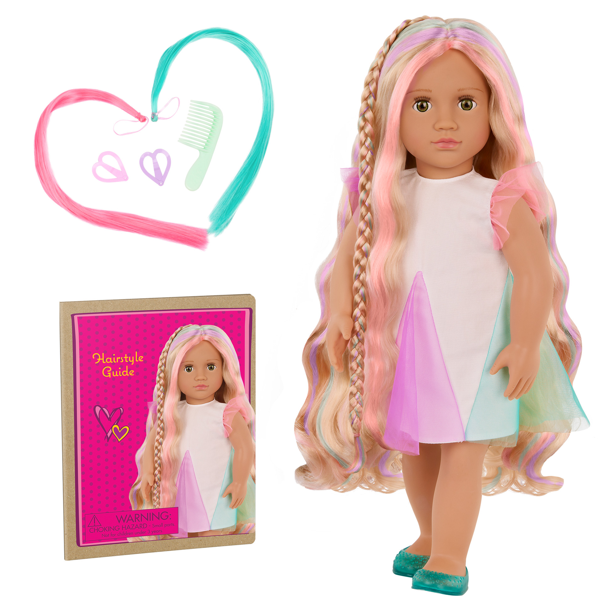 Our Generation 46 cm Hair Grow Doll Tessie & Accessories