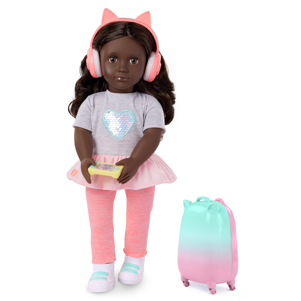 Our Generation 46 cm Doll Kezia & Travel Accessories