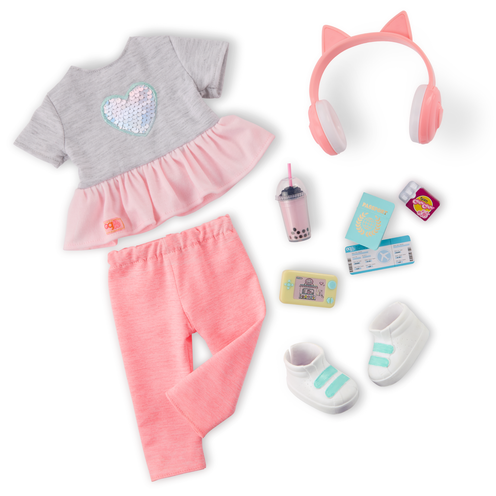 Our Generation 46 cm Doll Kezia & Travel Accessories