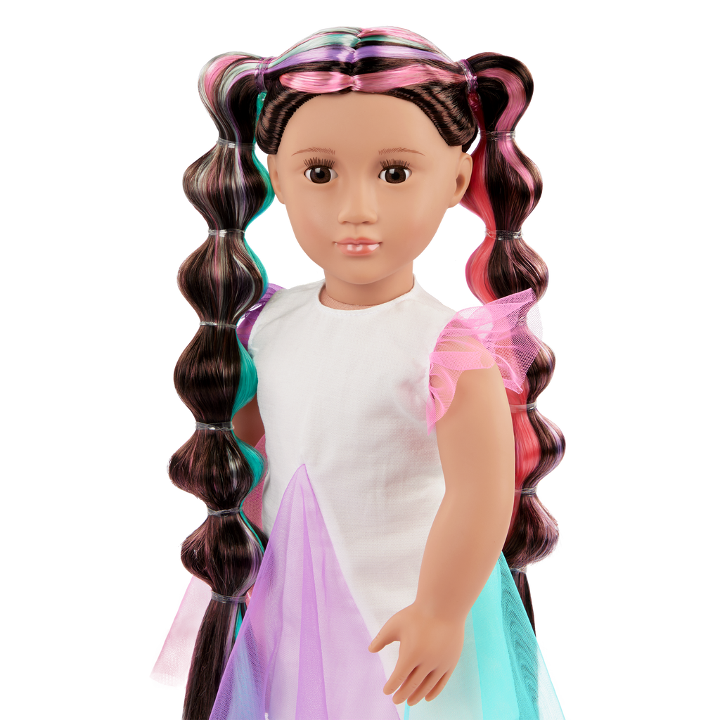 Our Generation 46 cm Rainbow Hair Grow Doll Tina
