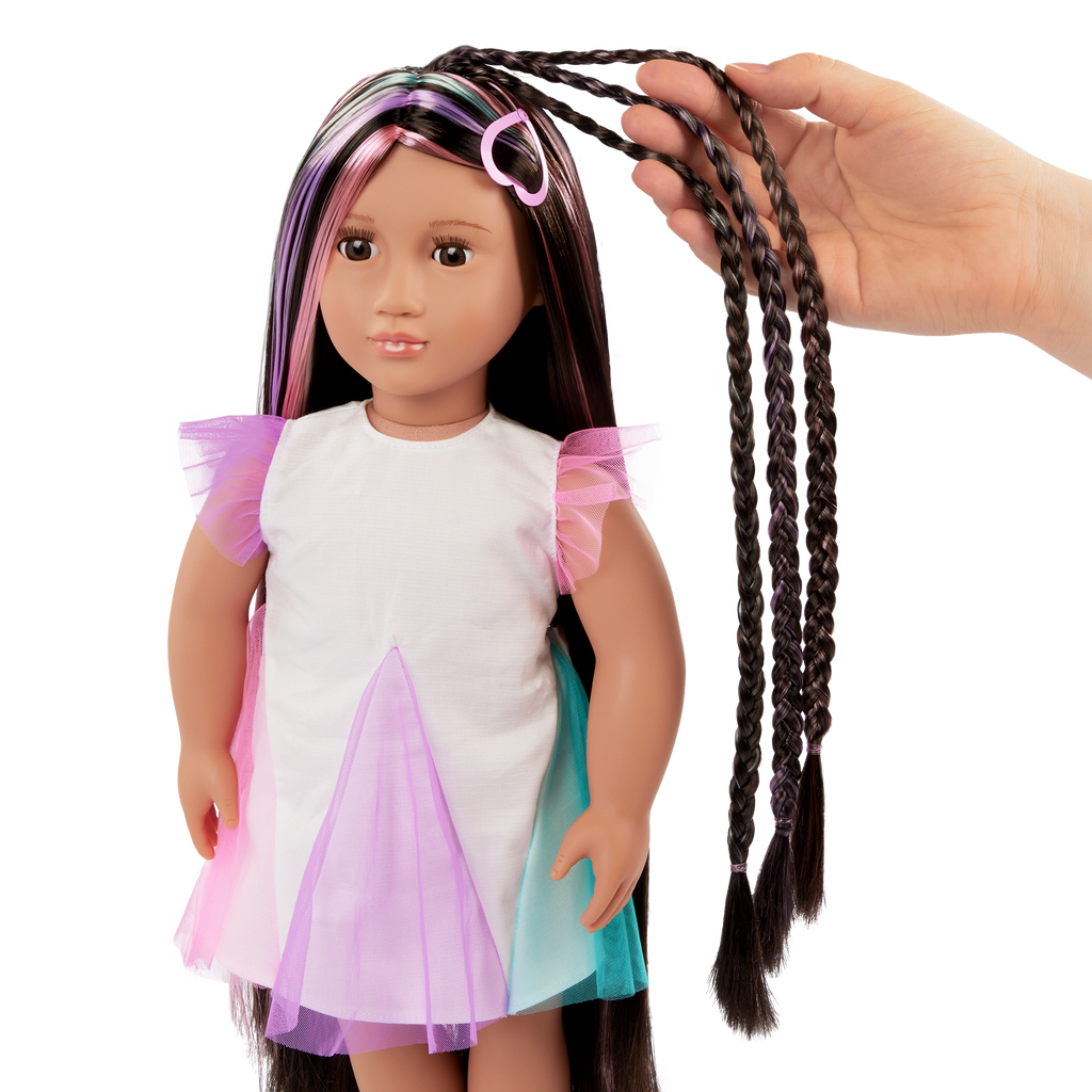 Our Generation 46 cm Rainbow Hair Grow Doll Tina