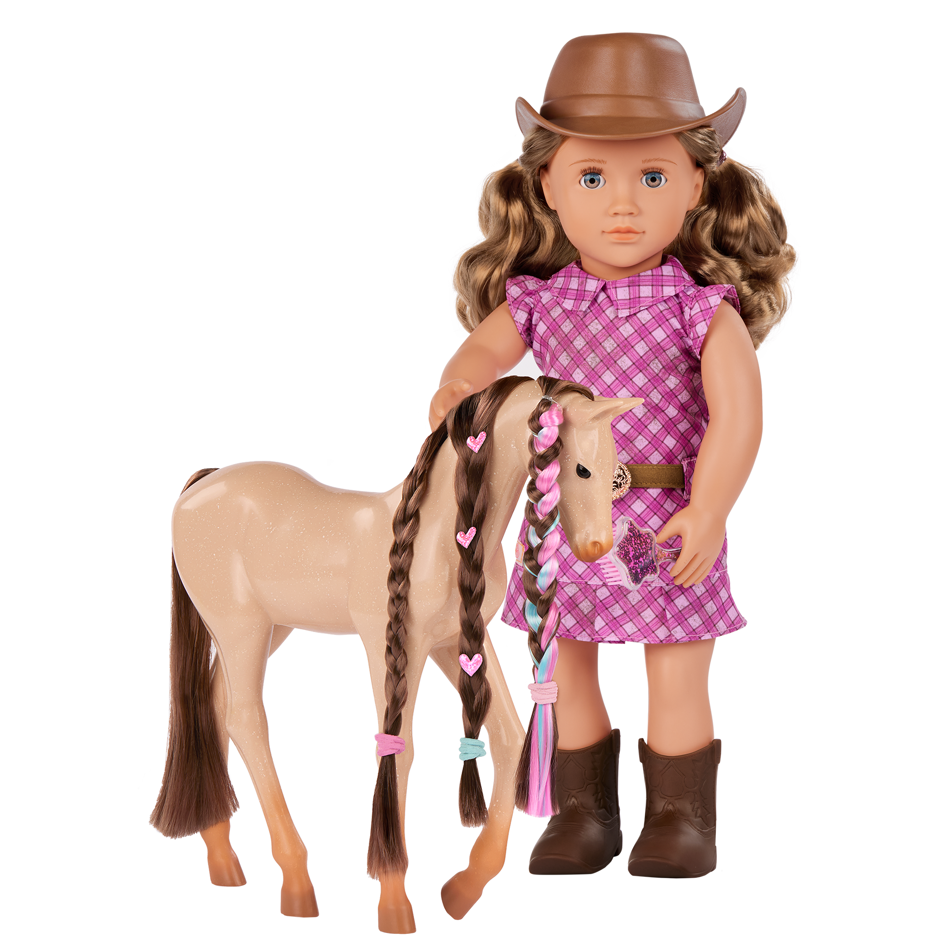 Our Generation 18-inch Doll Callie & Pet Foal Set