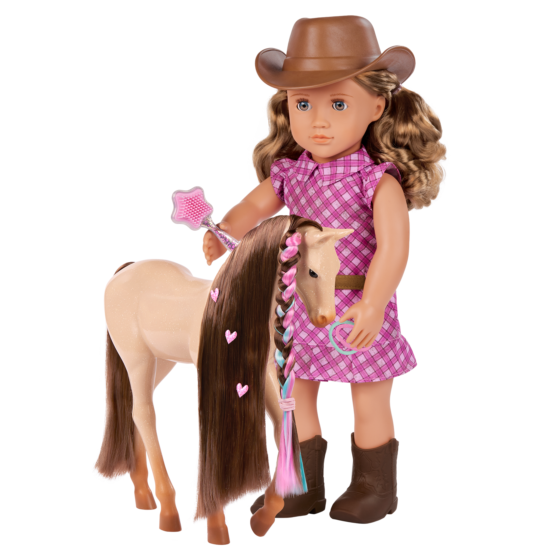 Our Generation 18-inch Doll Callie & Pet Foal Set