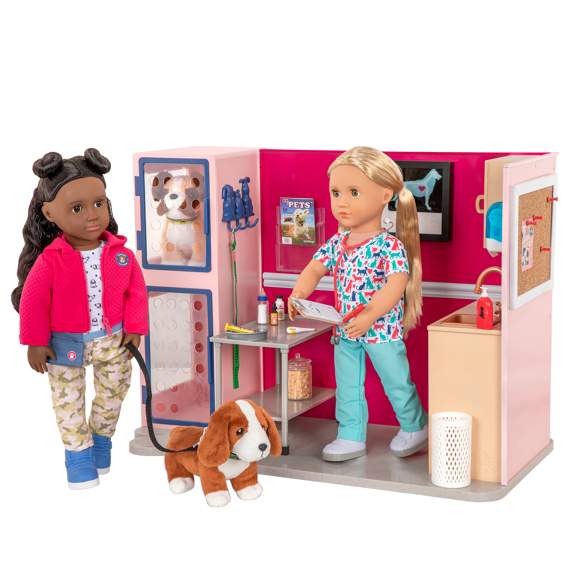 Clinic Playset American Girl Doll Vet Clinic Healthy Paws 18-inch