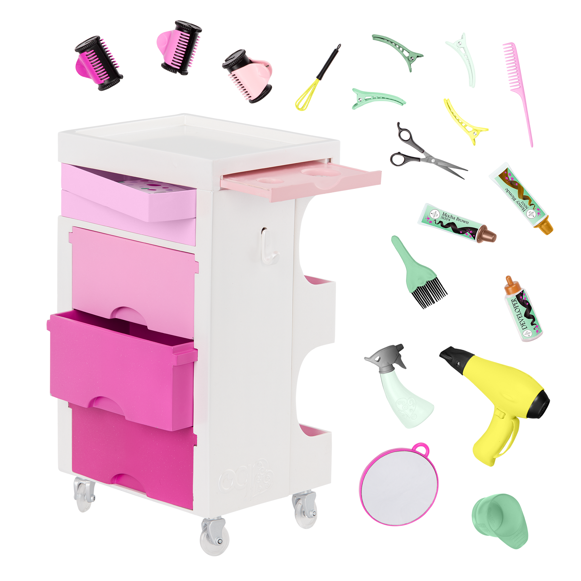 Our Generation Salon Cart Playset for 18-inch Dolls
