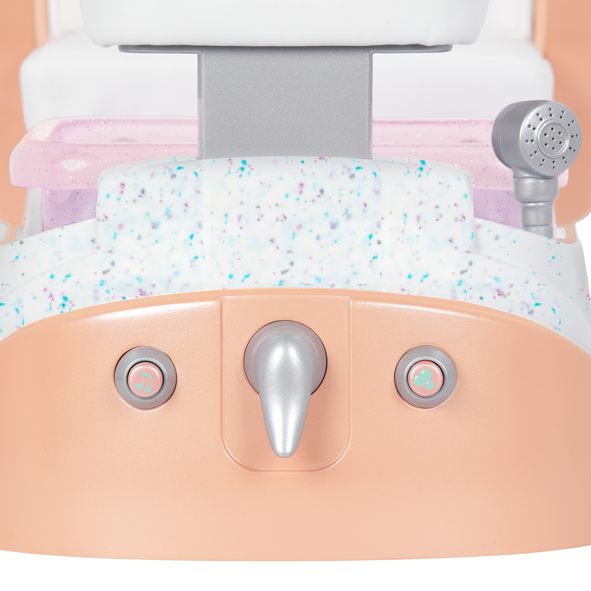 Two 18-inch doll using spa chair playset