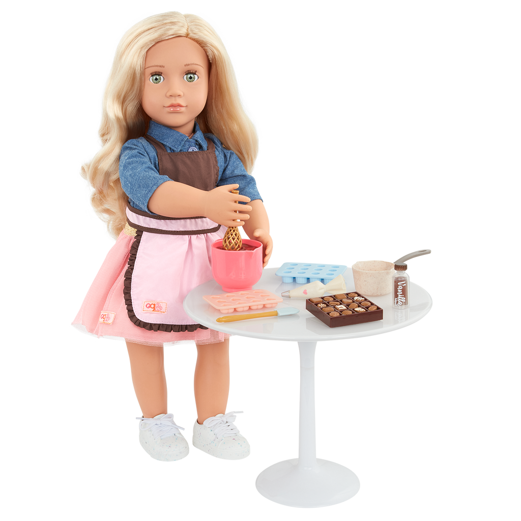 Our Generation Let's Make Chocolate Baking Set for 18-inch Dolls