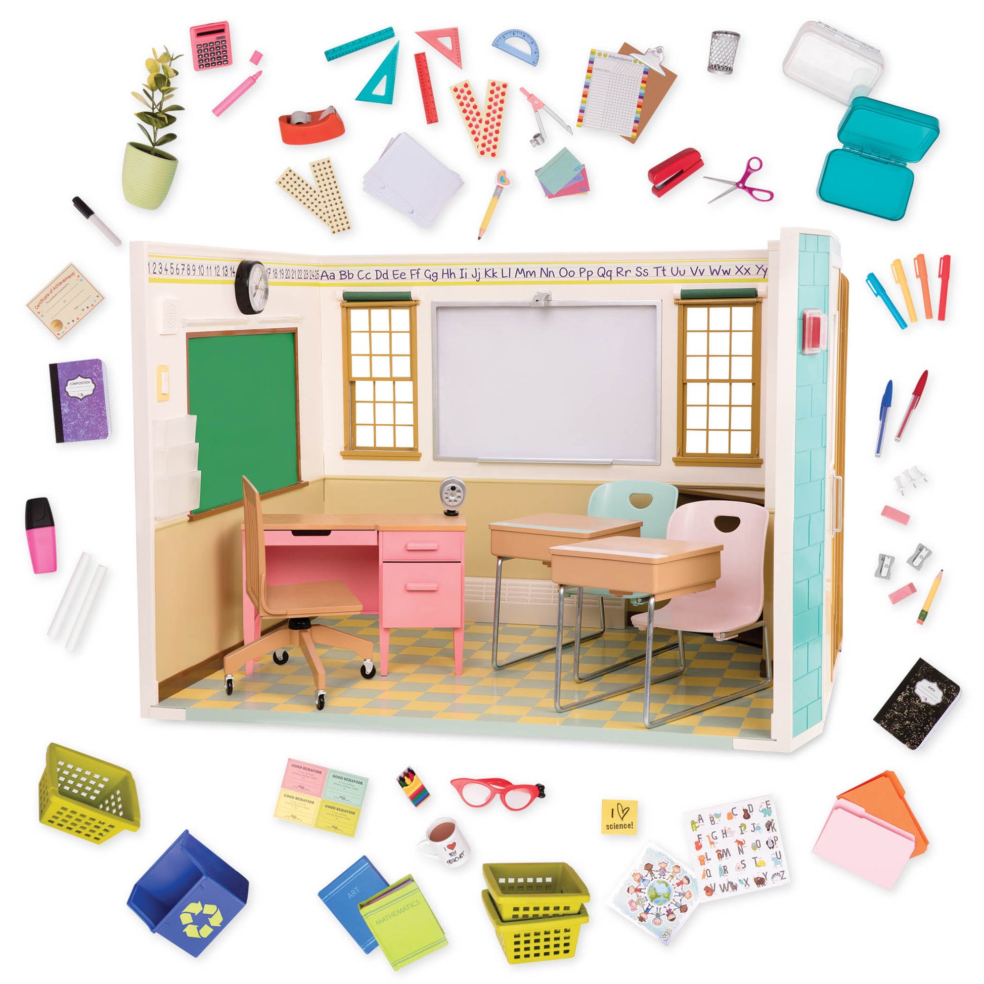 Awesome Academy 46 cm Doll Schoolroom Playset Our Generation
