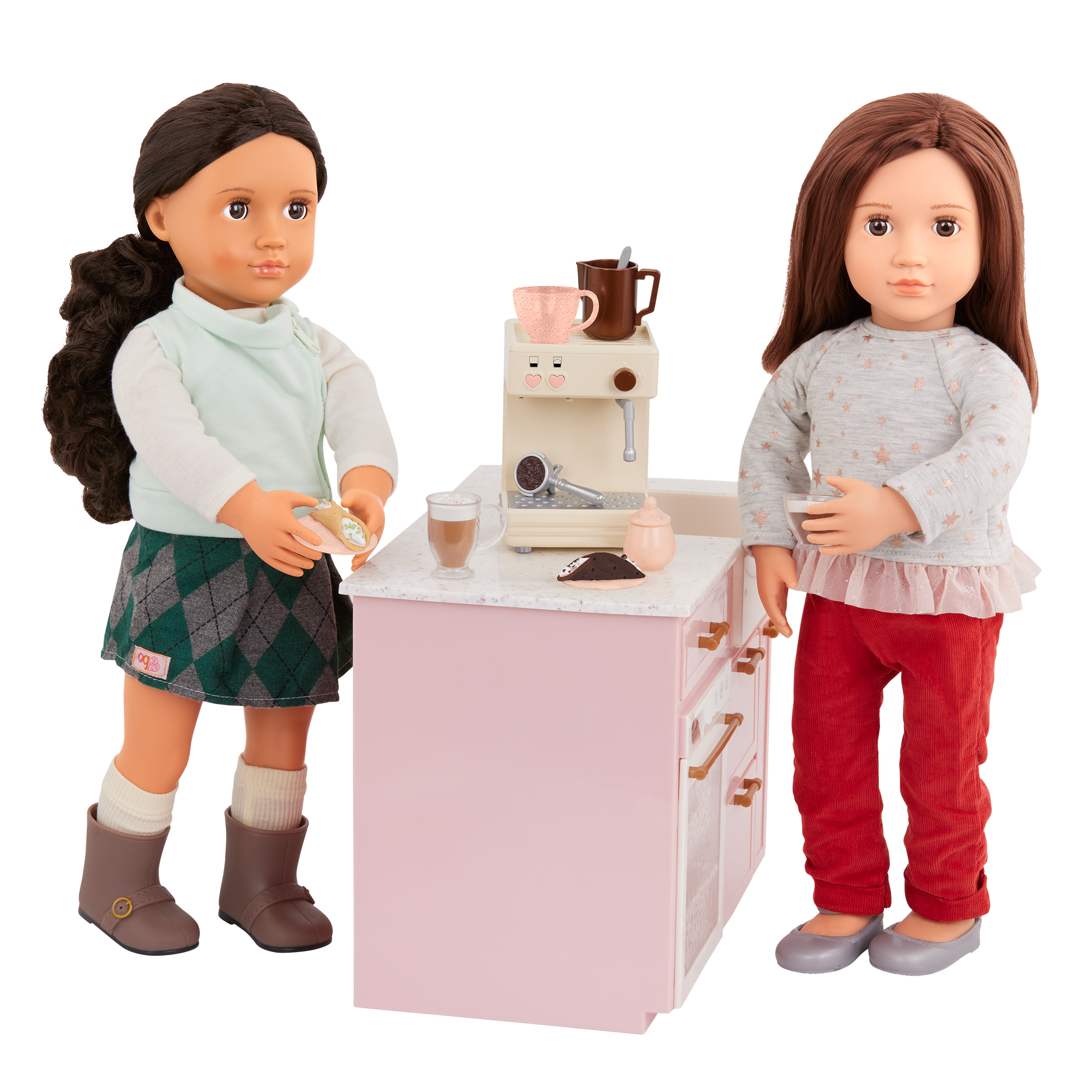 Our Generation Brewed for You Coffee Machine Set for 18-inch Dolls