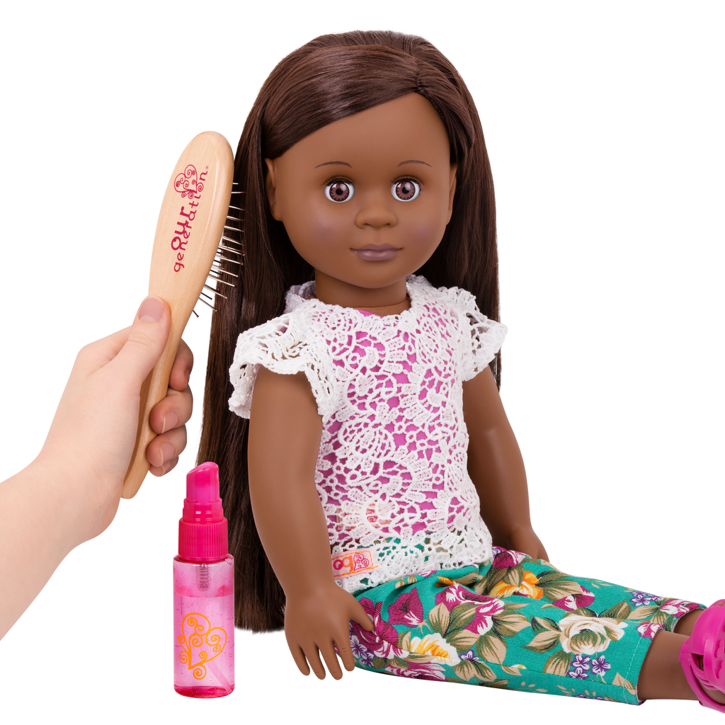 Our Generation 46 cm Doll Hairbrush & Spray Bottle Set