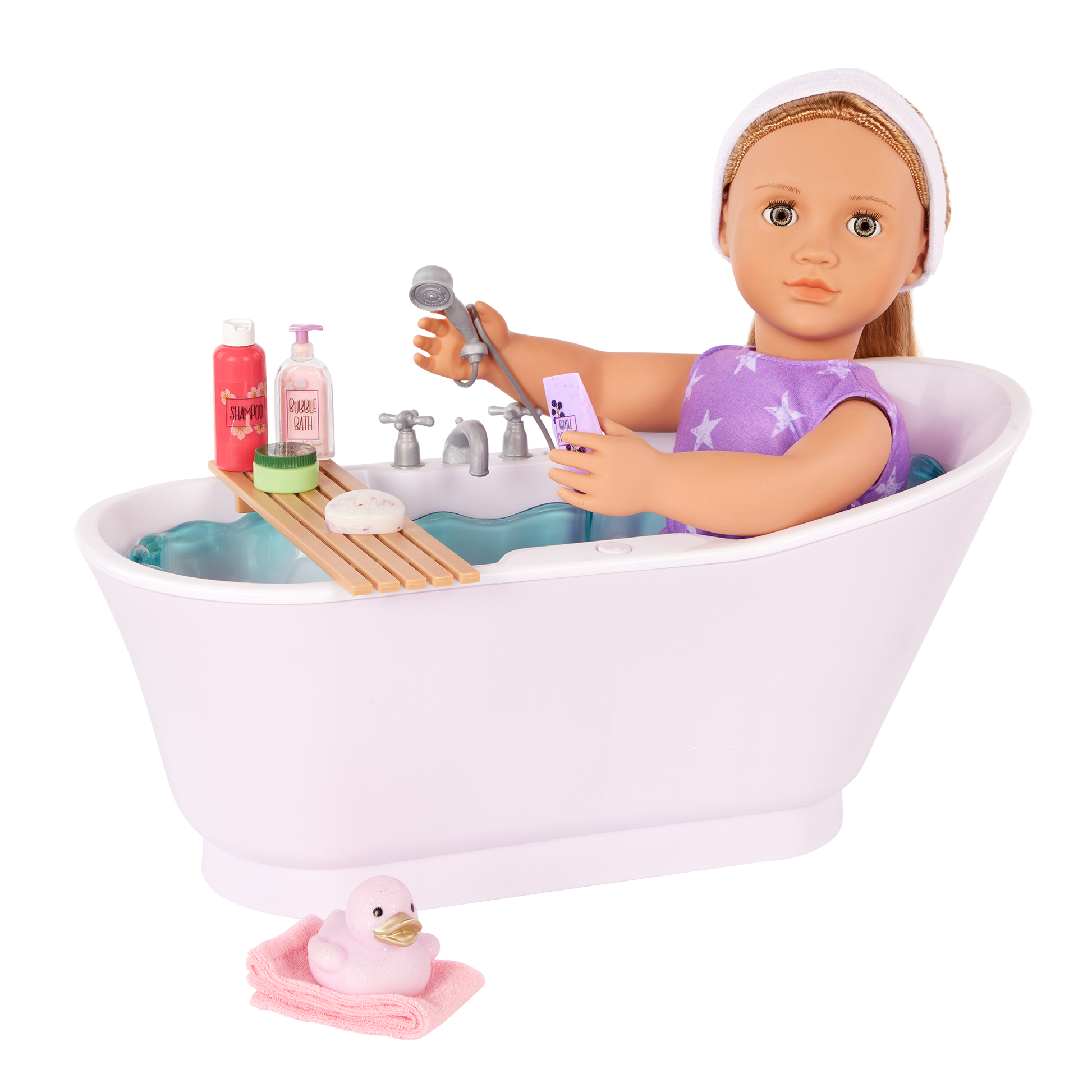 Our Generation Bubbly Bathtime Set for 46 cm Dolls