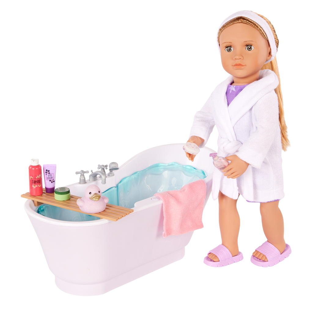 Our Generation Bubbly Bathtime Set for 46 cm Dolls