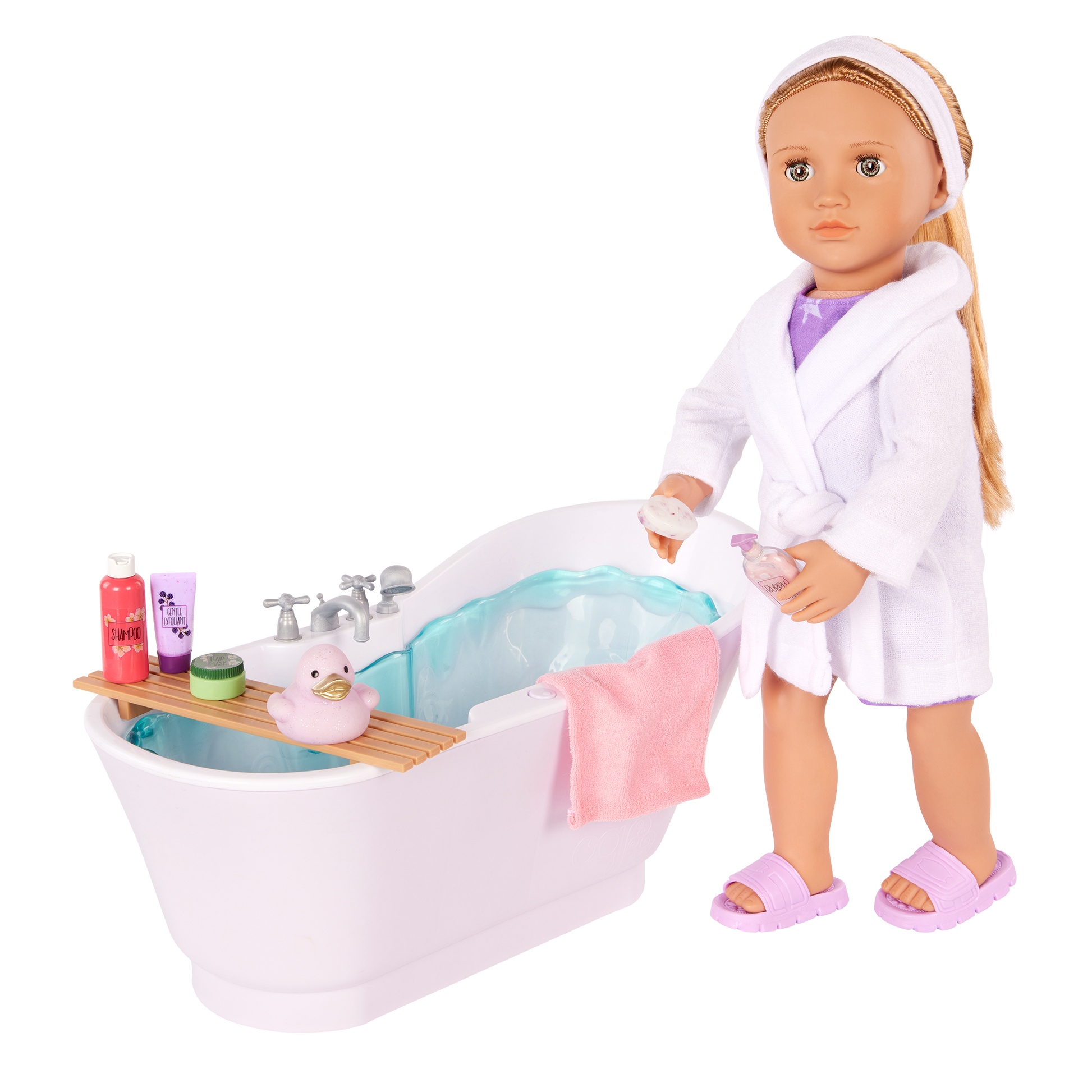 Our Generation Bubbly Bathtime Set for 46 cm Dolls