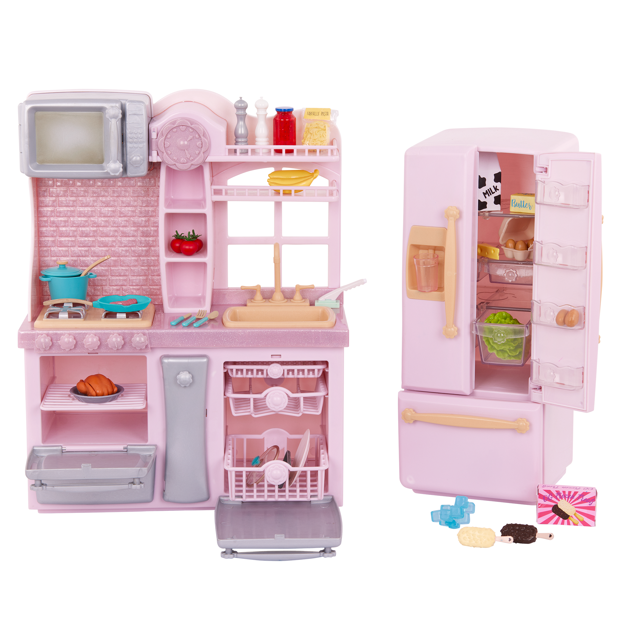 Our Generation Pink Gourmet Kitchen Playset for 46 cm Dolls
