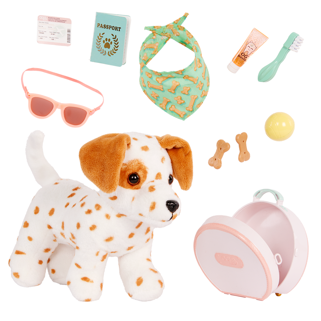 Vacay Pup 6 Lemon Dalmatian Dog Plush Our Generation Our Generation Europe