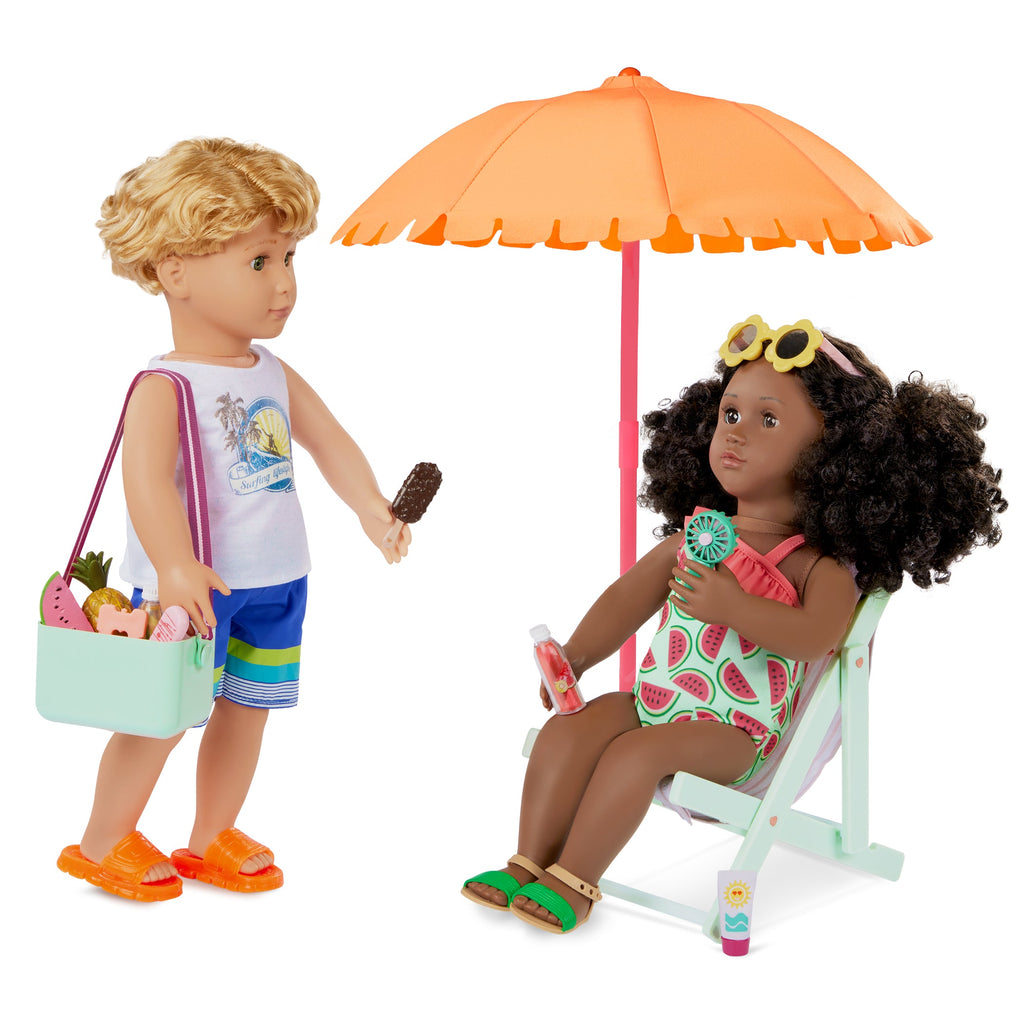Our Generation Sunny & Cool Patio Accessory Set for 46 cm Dolls