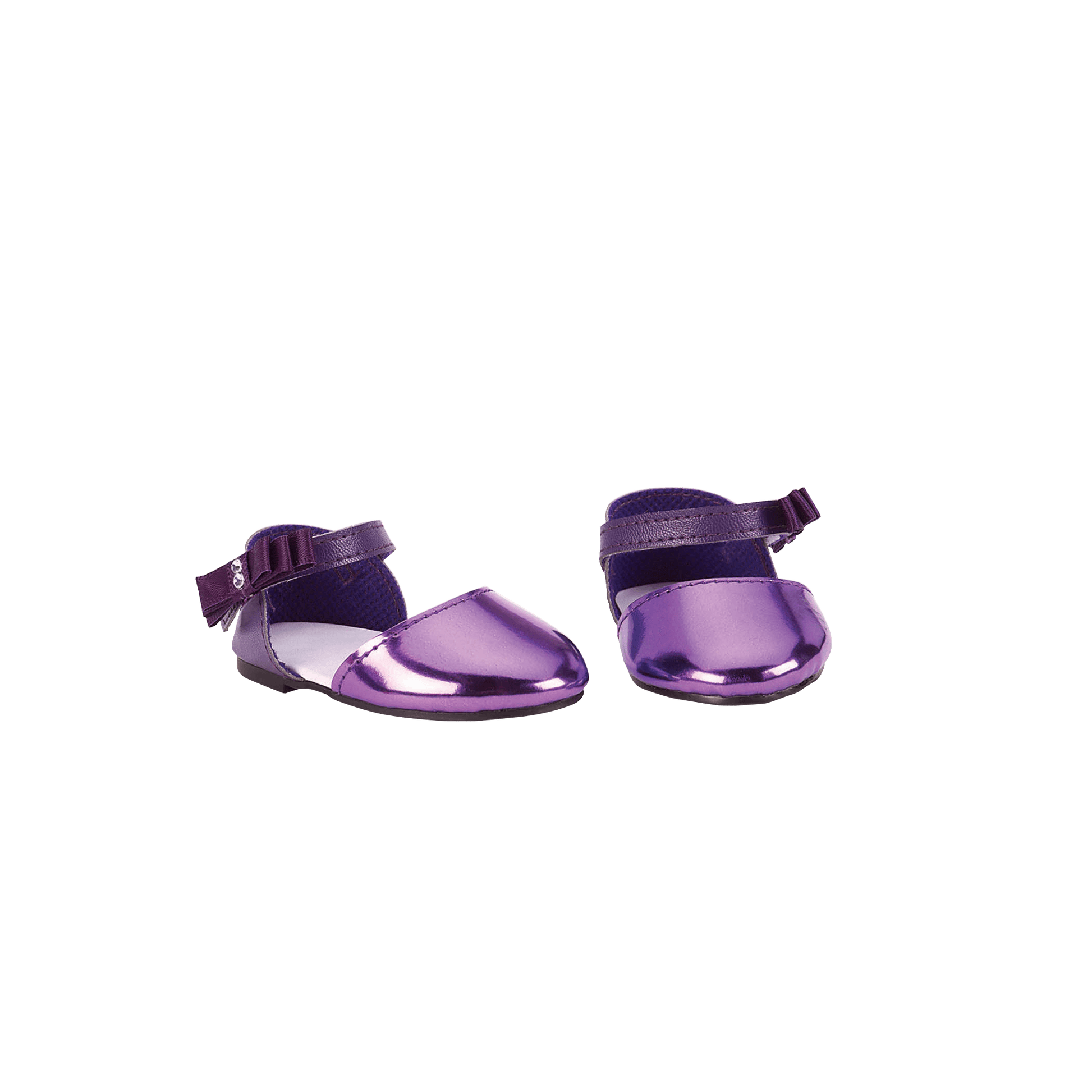 Patent Purple Fashion Shoes for 46 cm dolls