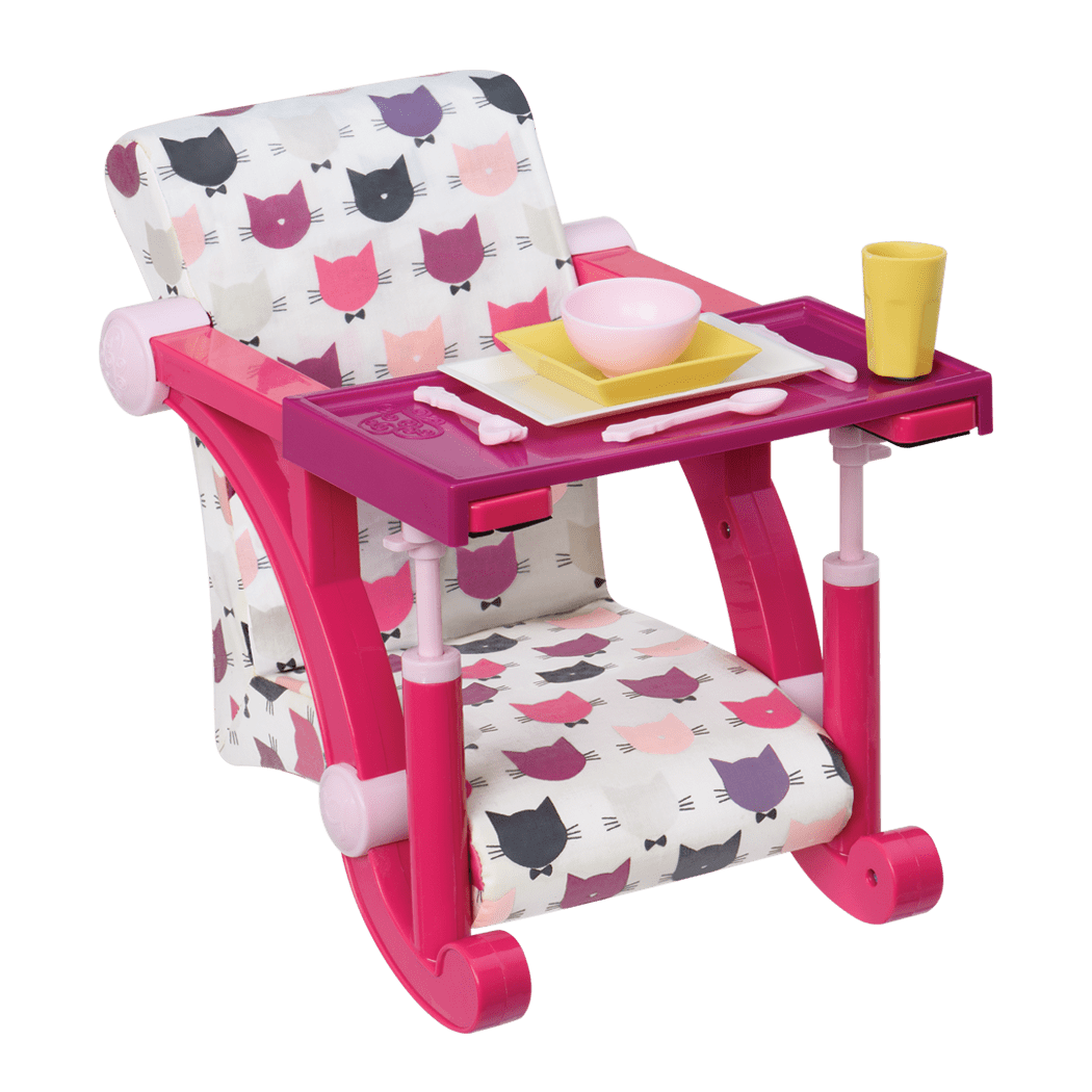 Clip-on chair for 18-inch doll