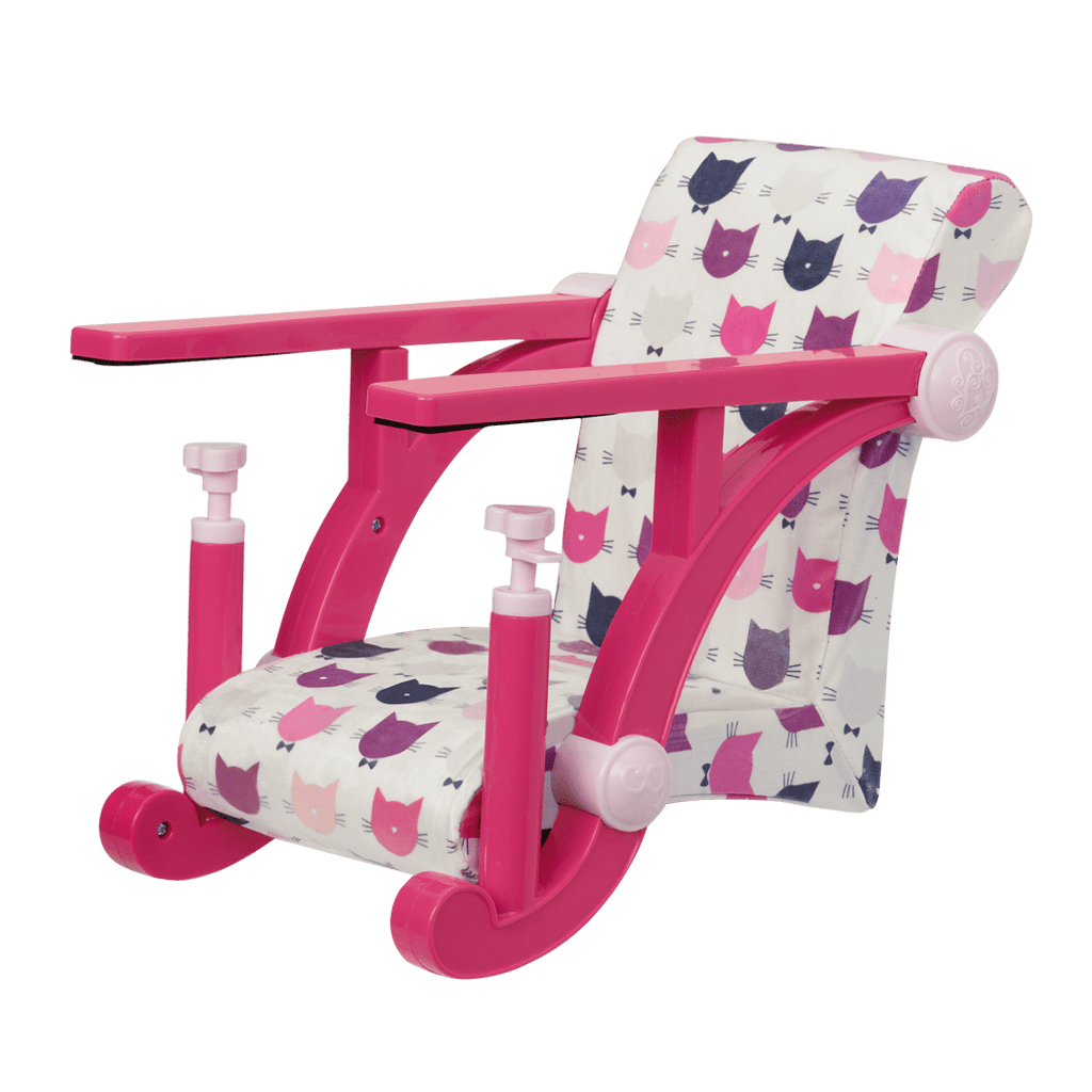 Clip-on chair for 18-inch doll