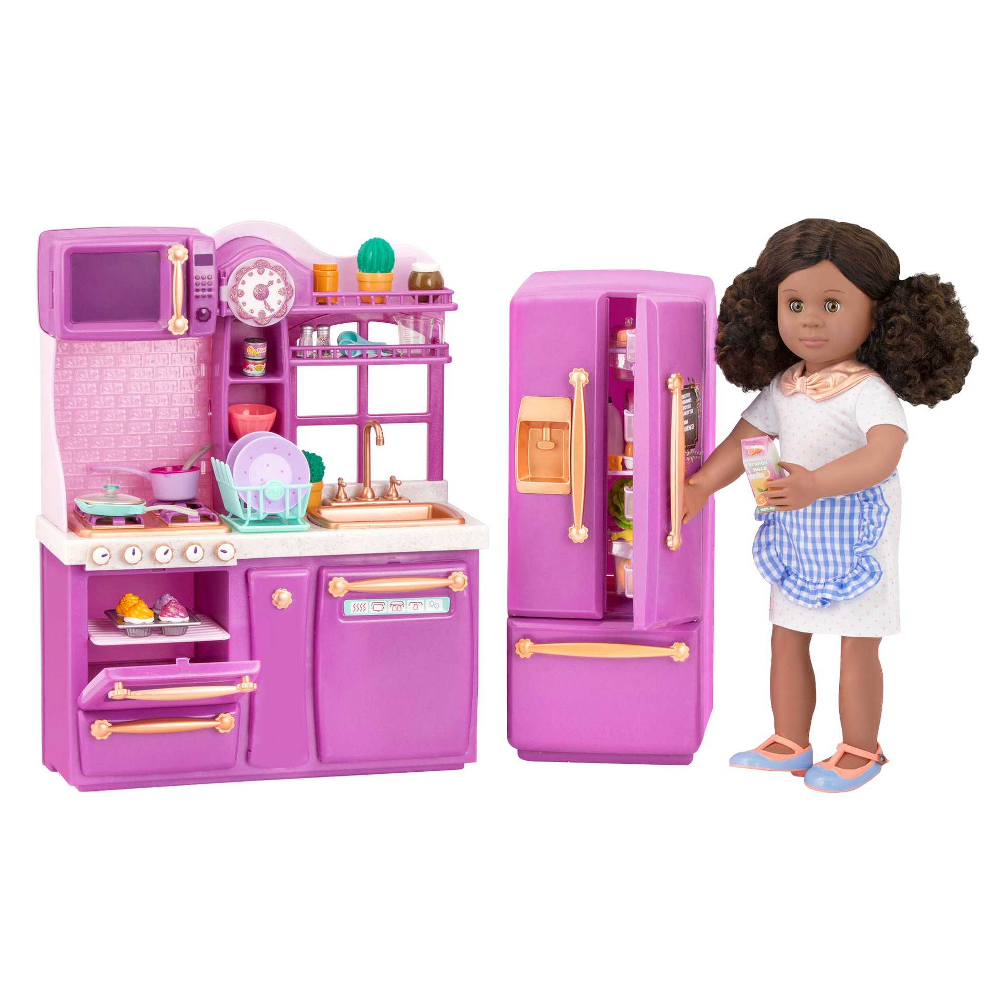 Gourmet Kitchen Set Purple all components