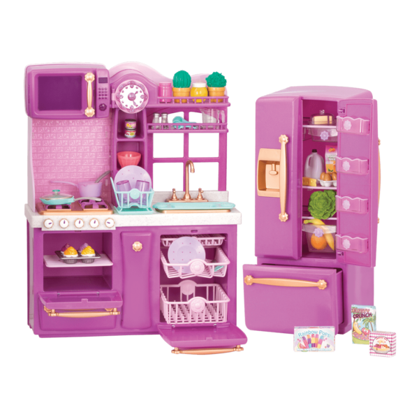 Gourmet Kitchen Set Purple all components