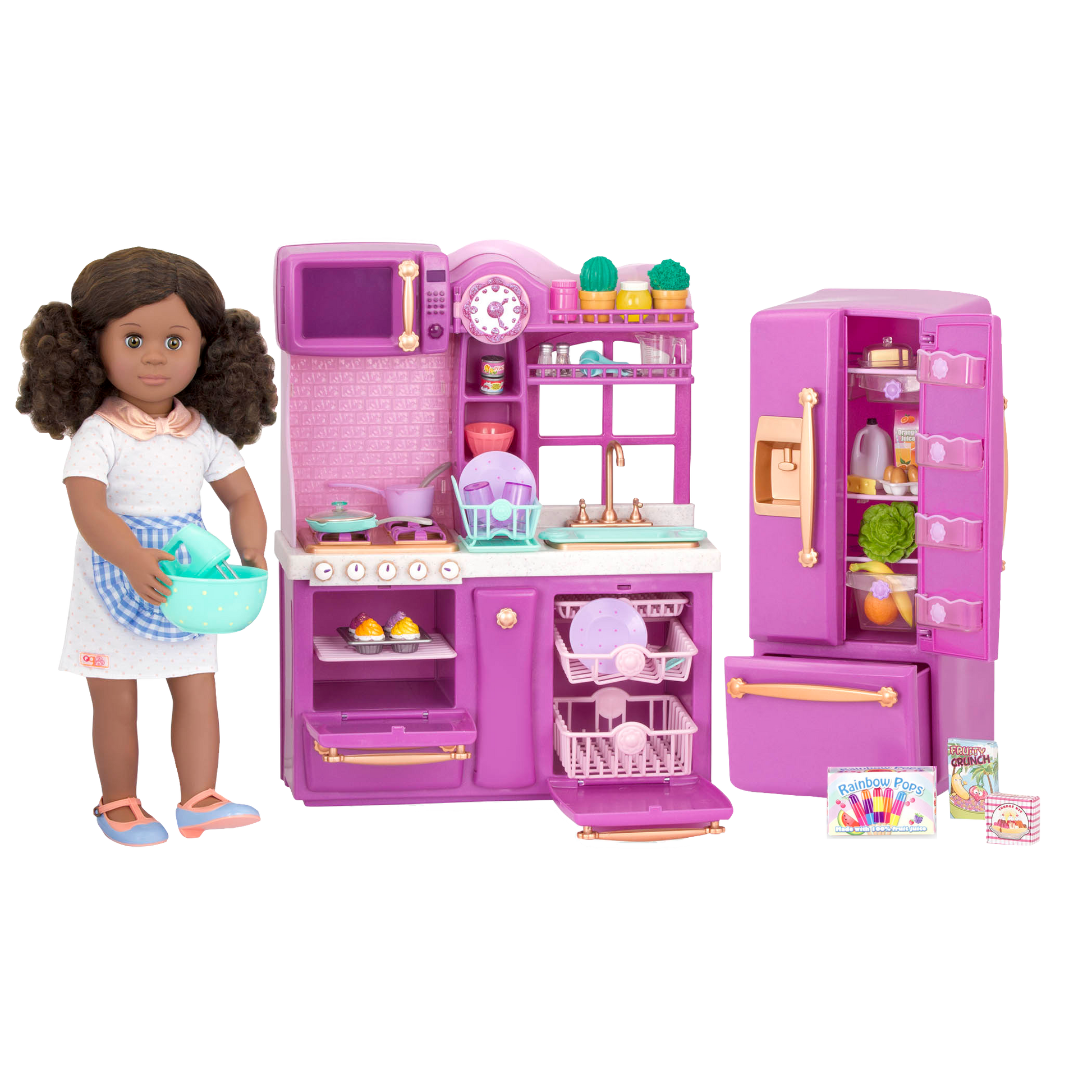 Gourmet Kitchen Set Purple all components