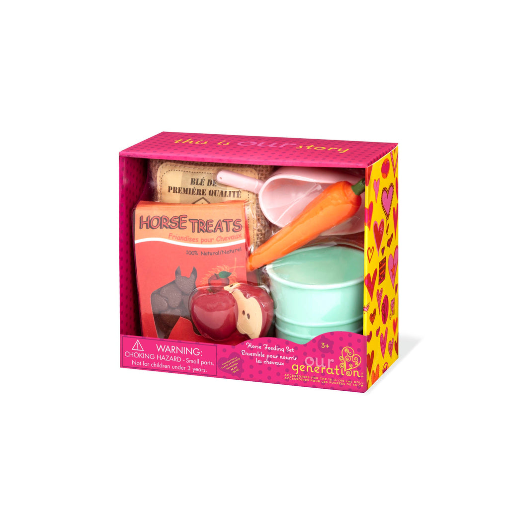 Set d'alimentation pour chevaux