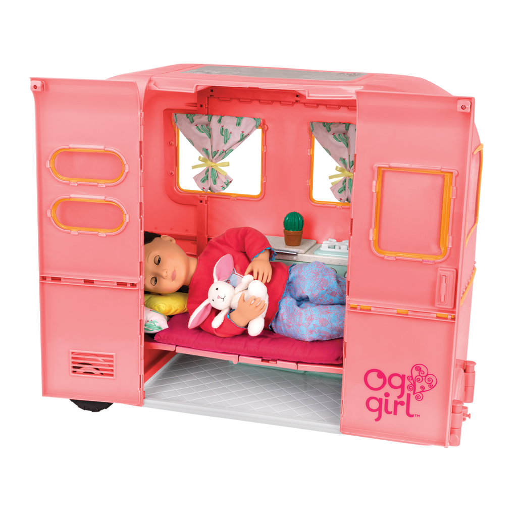 RV Seeing You Camper Pink with Noa and Coral