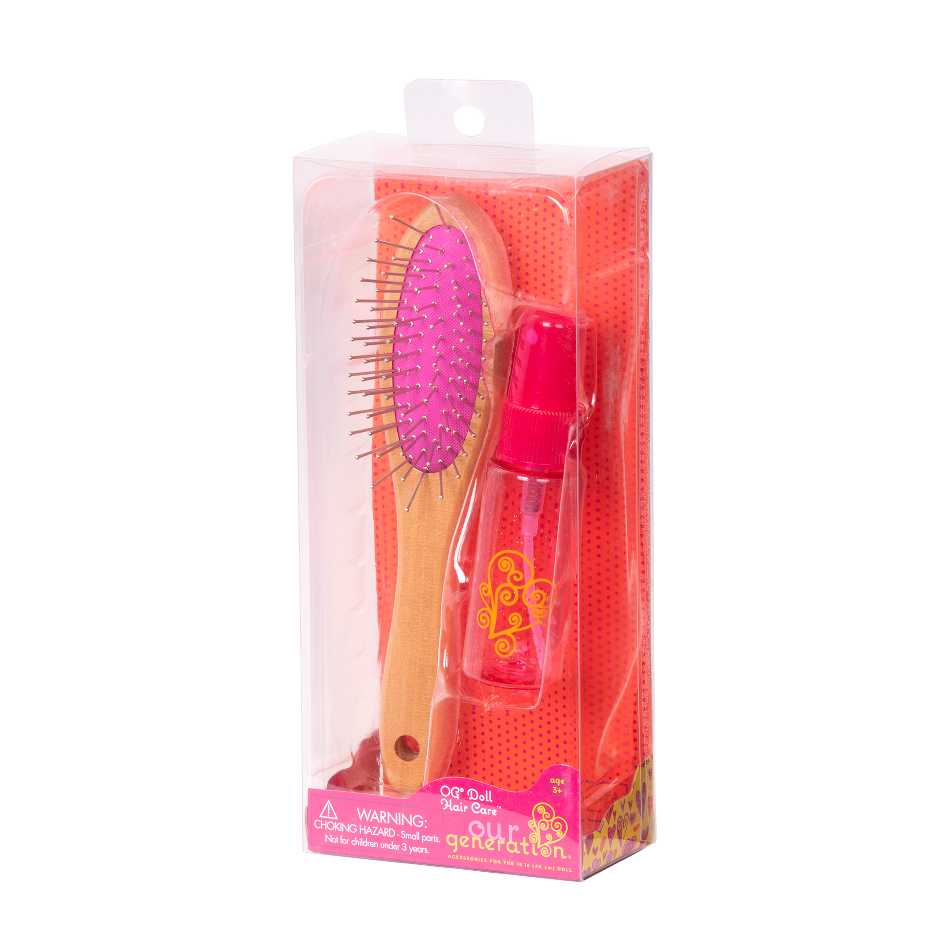 Our Generation 46 cm Doll Hairbrush & Spray Bottle Set