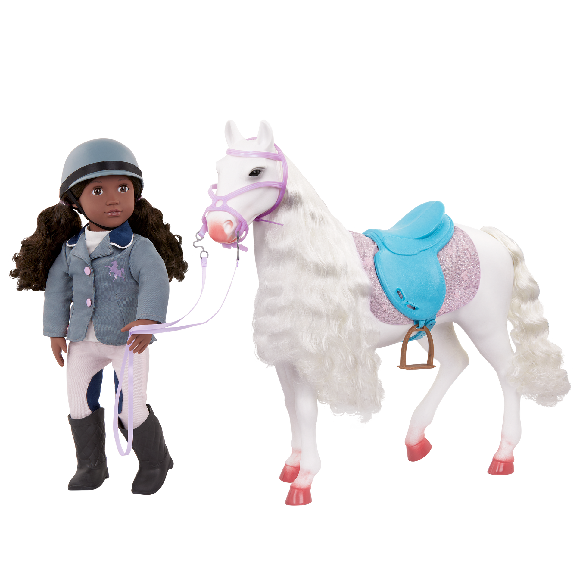 Cavallo Camarillo Cavallo giocattolo per bambole da 18 pollici