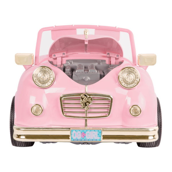 In the Drivers Seat Retro Cruiser Pink Noa and Coral driving02