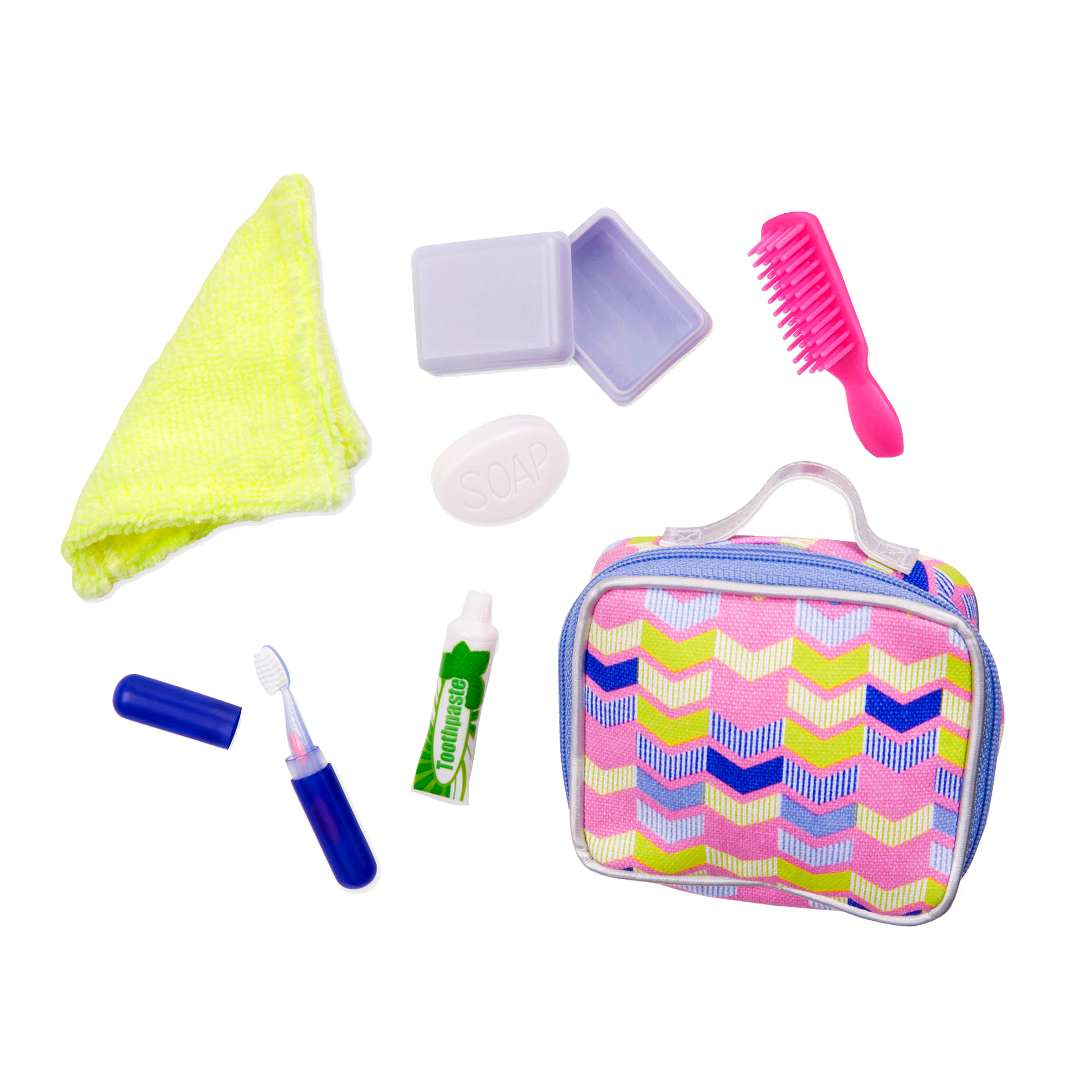 Sleepover toiletry bag playset